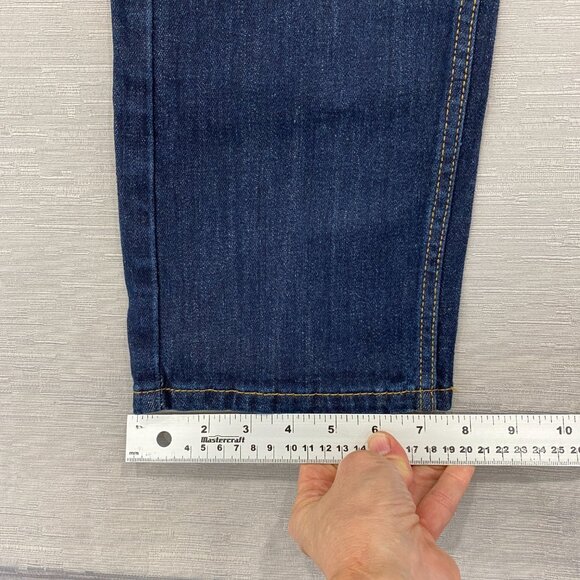 Levi's 505 Jeans Mens 30 x 32 Straight Leg Regular Fit Dark Wash Denim Pants - Picture 7 of 16